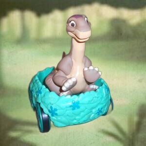 1996 Land Before Time Great Valley Vehicles Bobbin' Fun Littlefoot Equity Toys